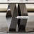 Rectangular Ultra Crystal Stone Dining Table Set-105491031