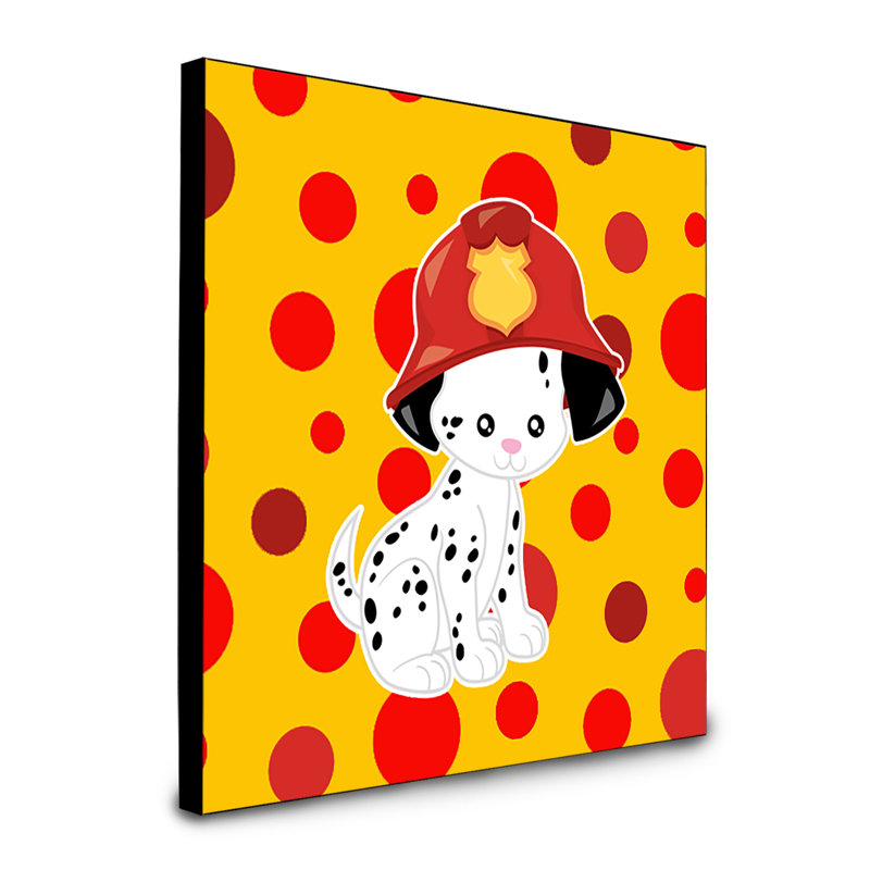 Panneau mural d’art fire dalmatien chiot Theydon