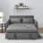 Modern Convertible Sofa Bed With 2 Detachable Arm Pockets-1273060565