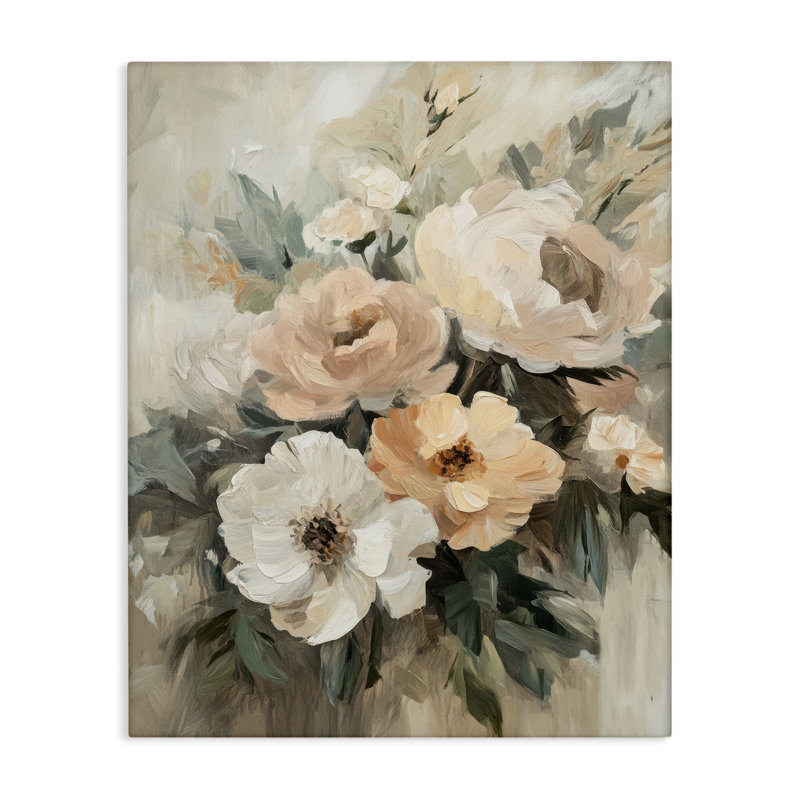  Toile brossée au printemps par Petal Prints Design, H 30 po x l 24 po