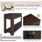 Hayden Rustic Console Table with Storage Drawers and Lower Shelf