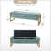Shanieka 55.3'' W Modern Upholstered Flip Top Storage Bench with Button-Tufted and Metal Foots