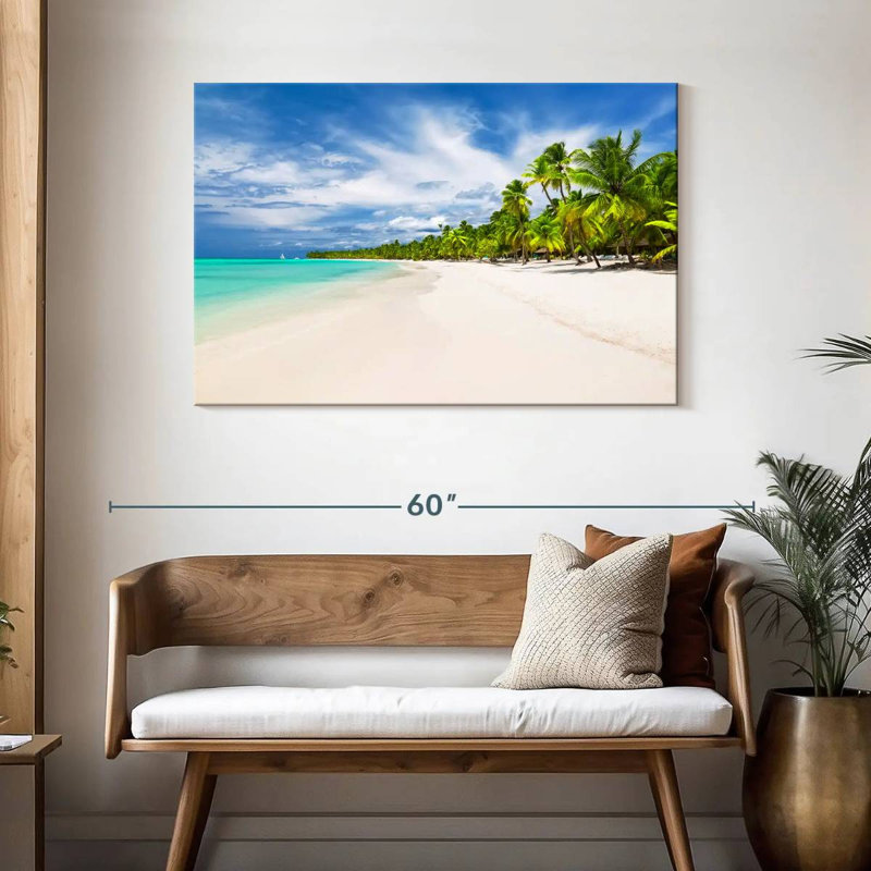 Saona Island Shore, 30" H x 45" W