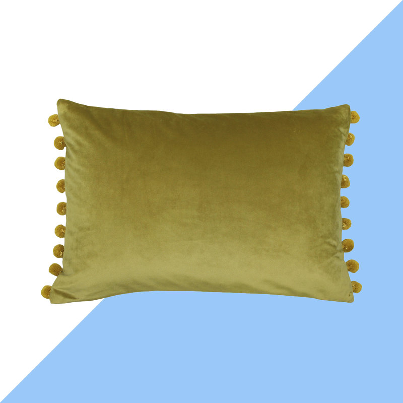 Theis Fiesta Rectangular Scatter Pillow Cover, Pillow Cover Only - No Insert, Bamboo/Gold