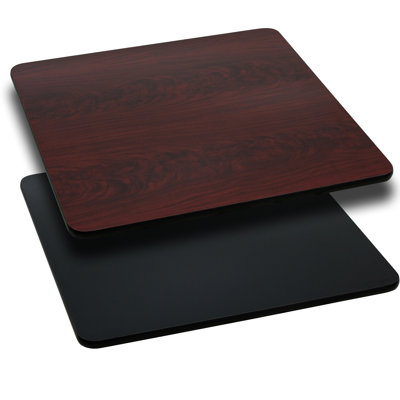 Table Top with Reversible Laminate Top