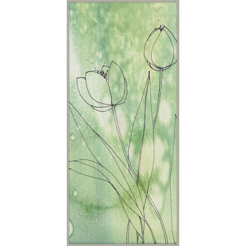 Tulip Blooms 1 Print, 26.16" H x 12.16" W
