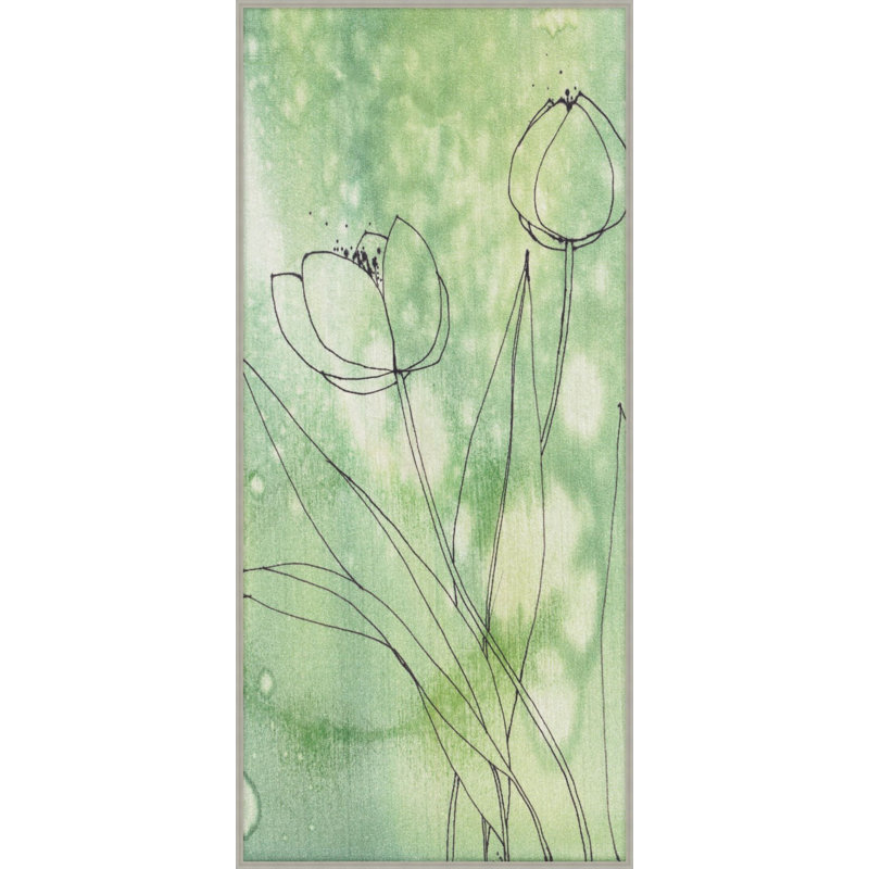 Tulip Blooms 1 Print, 35.16" H x 16.16" W