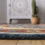 Tapis oriental en laine touffeté à la main 80%, coton 10% et latex 10% Downe-1256594723