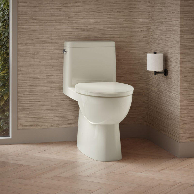 Reach™ 1.28 GPF Water Efficient Elongated Toilet, Biscuit