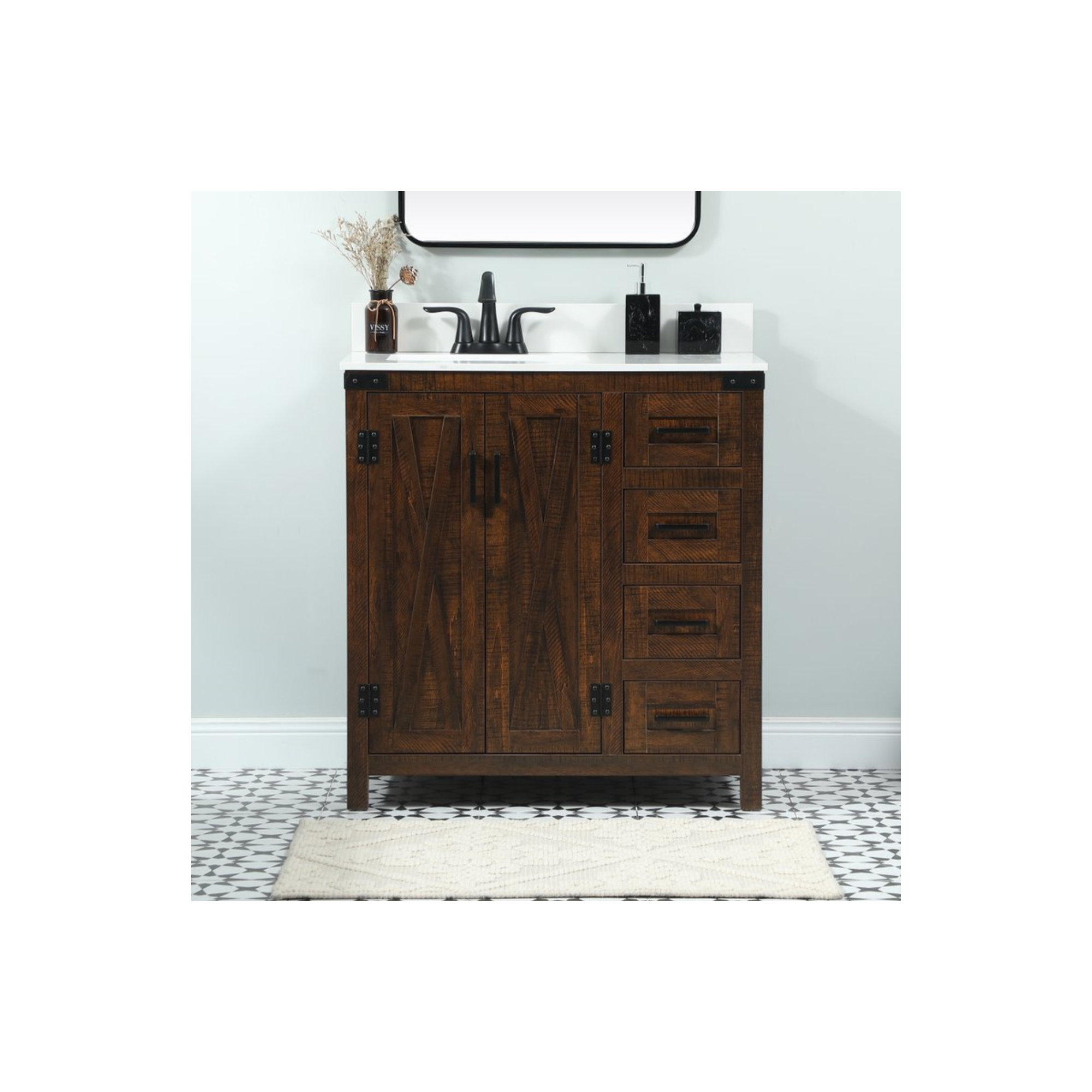 Slayton 32'' Single Bathroom Vanity, Expresso