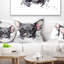 Mignon chiot aquarelle - coussin imprimé animal-29517313-29517309