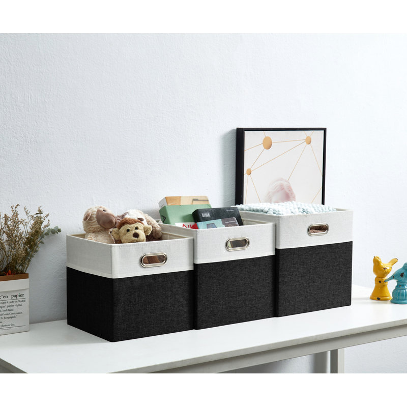 Ensemble de bacs de rangement en tissu, 11 X 11 X 11