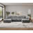 U-shaped Sectionals (Dark Gray)