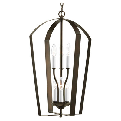 Lustre géométrique à 6 lumières Carilynn