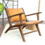 Fauteuil en cuir Daniel