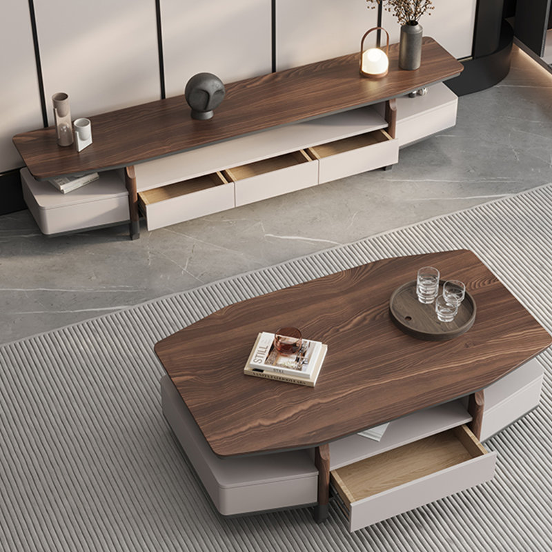 Ensemble de meuble télé et table basse Modern