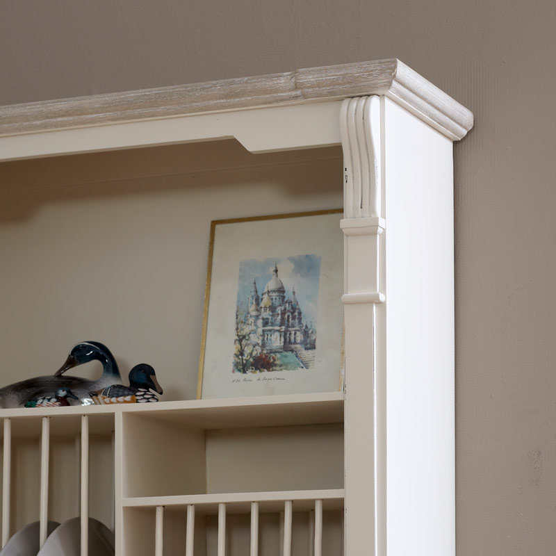 Wood Rectangle Wall Mounted Pot Rack