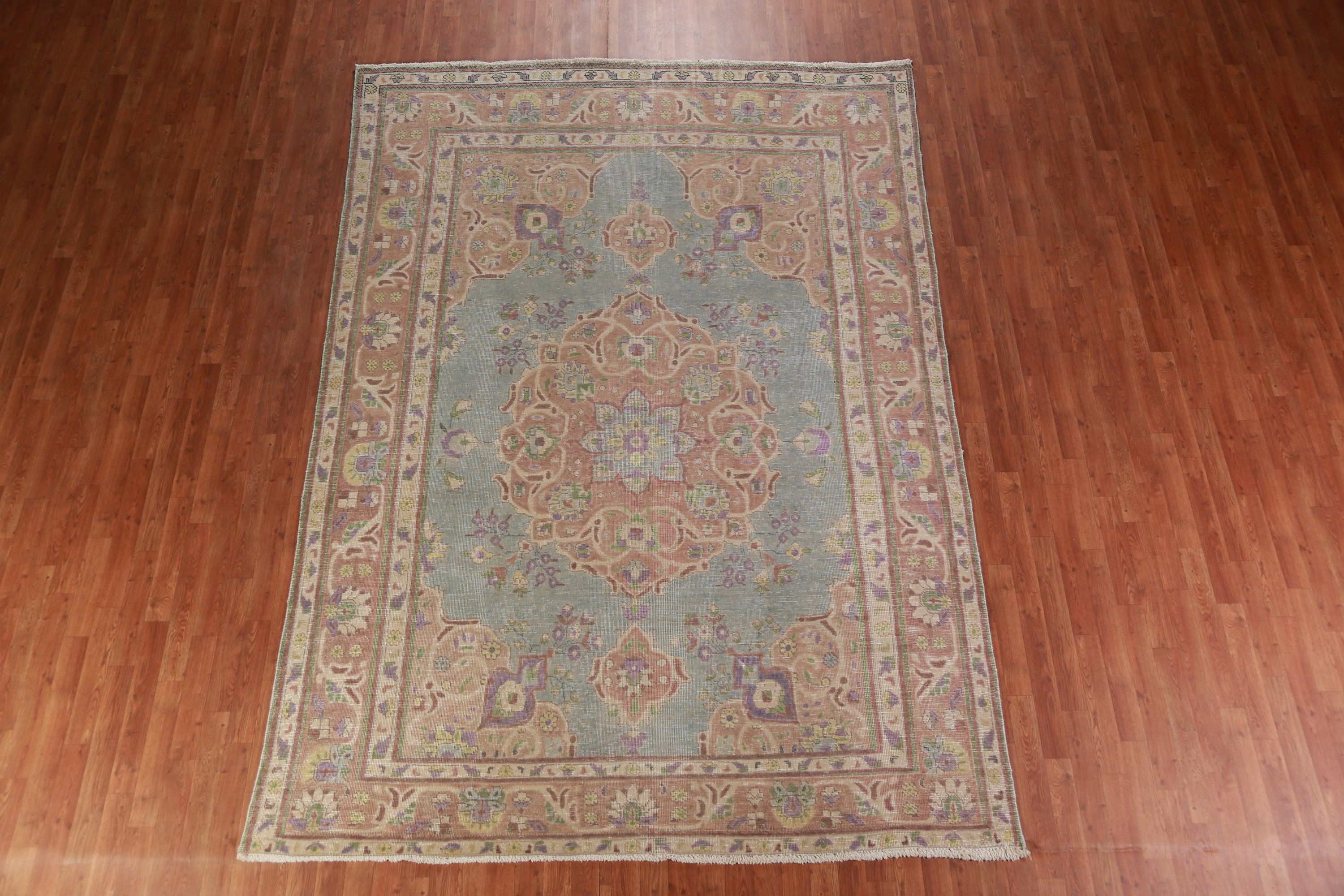 Bloomsbury Market Light Blue Wool Traditional Area Rug 8x11 | Wayfair