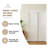 Sliding Closet Door - 1 Lite Solid Wood Design Prefinished Interior Sliding Door With Installation Hardware-114606225-114606226
