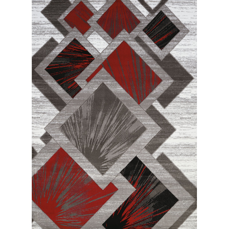 Tapis gris Goble, Tapis de couloir : 1 pi 11 po x 7 pi 2 po