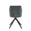 Aspen Rectangular Dining Table with 4 Swivel Upholstered Fabric Chairs - Modern Dining Set-1623660104-1623660471