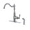 Kree Signature Series Single Handle Kitchen Faucet with Side-Sprayer - Brushed Nickel