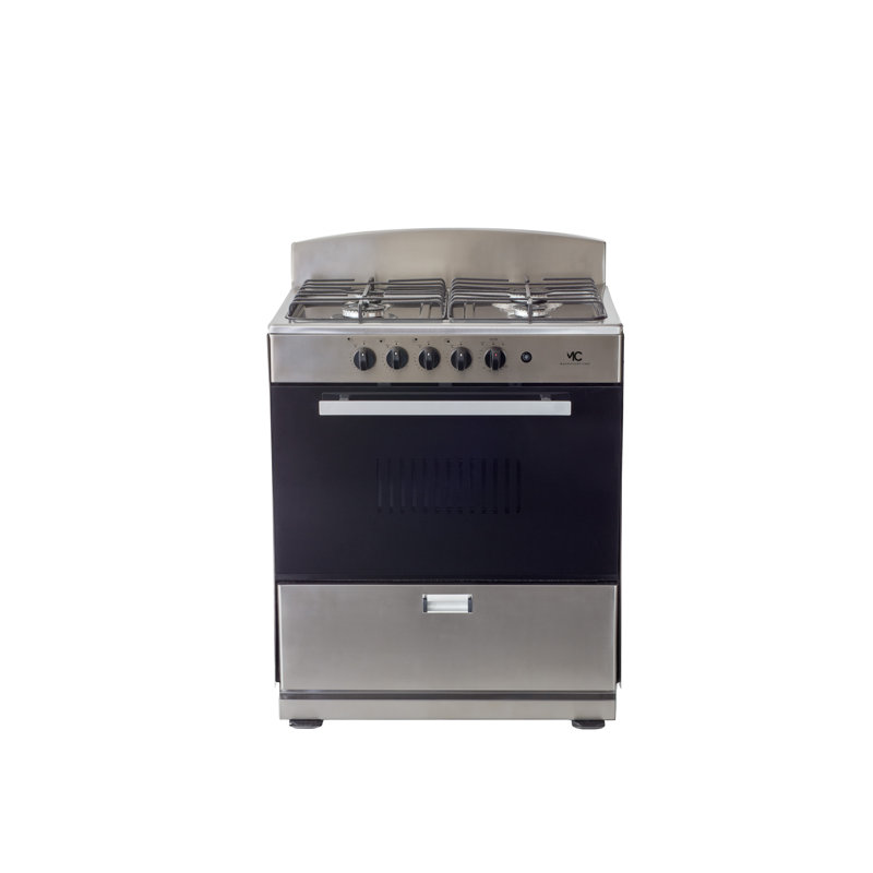 Cuisinière autoportante de 30 po avec une capacité de four de 4,0 pieds cubes - 4 brûleurs scellés Sabaf italiens -