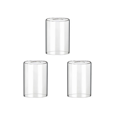  Globe de remplacement pour abat-jour en verre transparent, ensemble de 3 housses de remplacement pour abat-jour en verre transparent