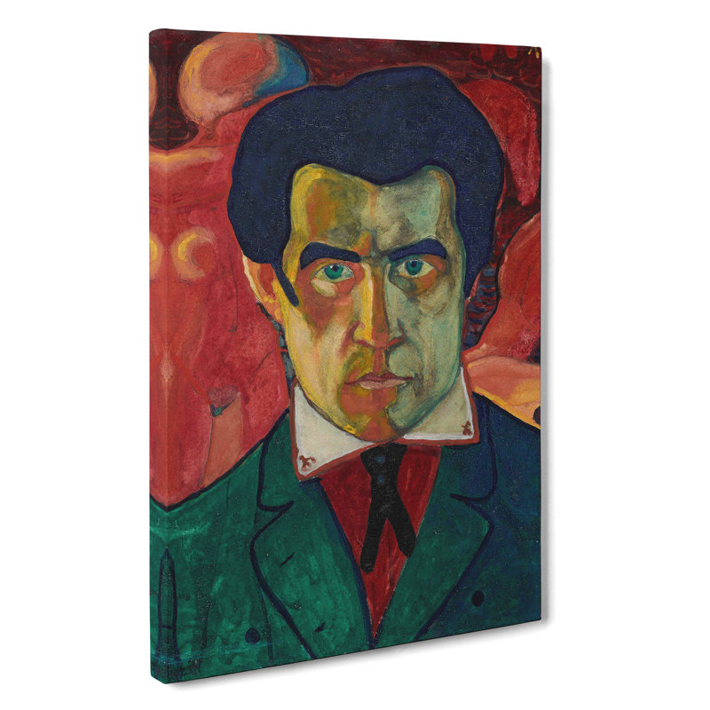 Self-Portrait by Kazimir Malevich - Wrapped Canvas Painting, 50cm H x 35cm W x 3cm D