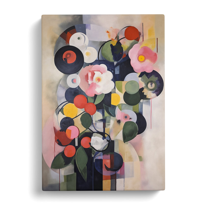 Raygoza Flowers Bauhaus Vol.5 - Wrapped Canvas Print, 50cm H x 35cm W x 3cm D
