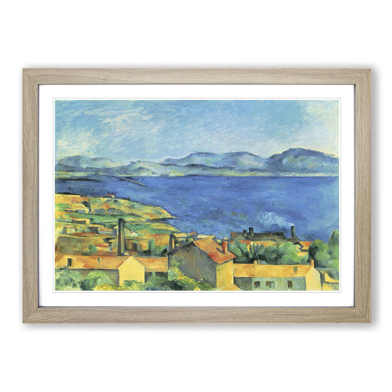 Paul Cezanne - Single Picture Frame Painting, Oak