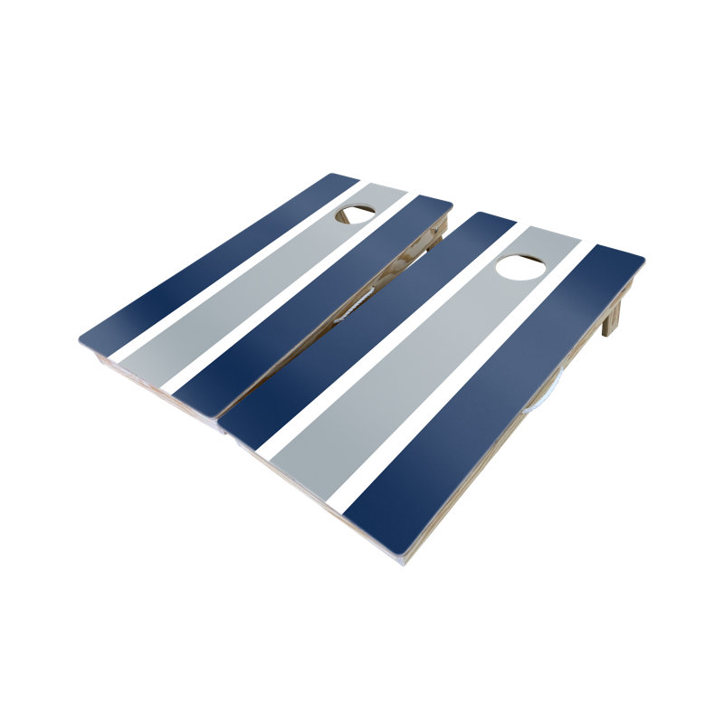 Ensemble de cornhole rayé classique 2 pièces x 2 pi 3 pi