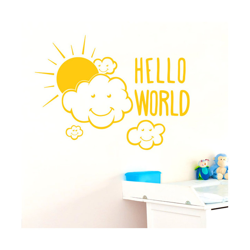 Wall Decal, Medium, Dark Yellow
