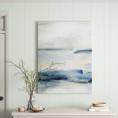 «Drifting Tides I», reproduction de peinture à l'huile sur toile tendue