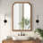 Ancalin Solid Wood Arched Wall Mirror-1845612158-1878162618