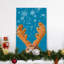 Chien bleu de Noël-reproduction sur toile tendue de qualité galerie-prête à accrocher-1182370827