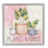«Plant Babies Pots Sprigs Garden» - Cadre flottant, impression sur bois