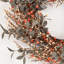 Grande couronne de fleurs artificielles 26 po