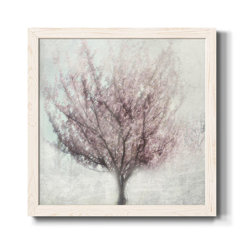 «Blossoms of Spring I» par J Paul - reproduction d'art sur papier encadrée, Encadré gris, H 27,5 po x l 27,5 po x P 1,5 po