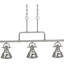 Luminaire suspendu pour îlot de cuisine à 3 lumières en nickel brossé avec bols de l 6,25 po Abrahim-375503091-375503088