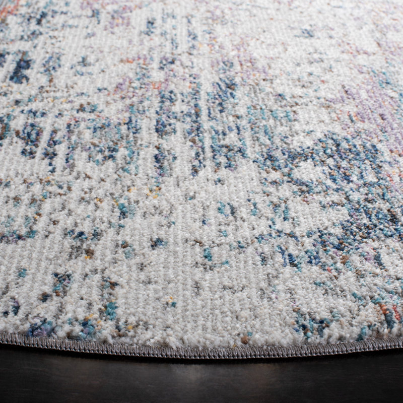 Tapis abstrait Crystal Performance, Rectangle 4 pi x 5 pi 7 po