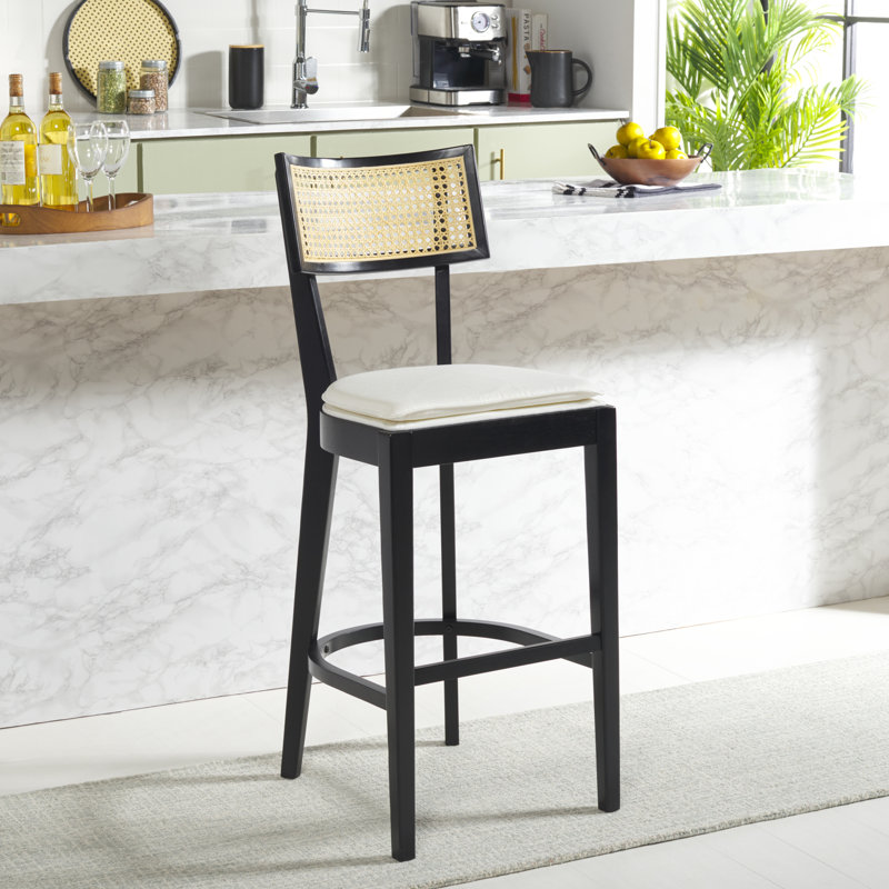 Tabouret Tarrington, Tabouret de bar (siège d'une hauteur de 30,5 po), Naturel/noir