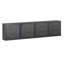 Ensemble de 4 buffets modulaires à 3 tiroirs, ébène-919851233
