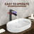 VanoFall Waterfall Vessel Matte Black Single Hole, Single Handle With Drain Assembly-97742741