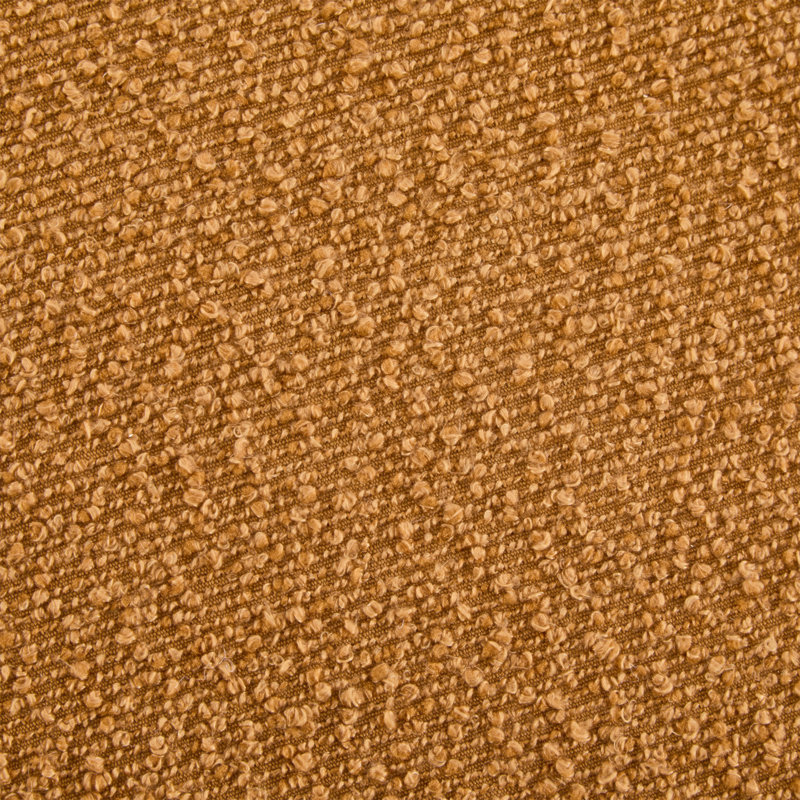 Upholstered Ottoman, Brown, Black