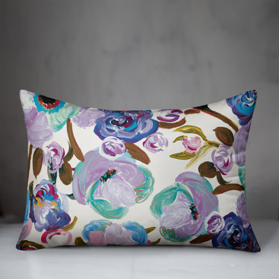 Floral Outdoor Throw Pillow