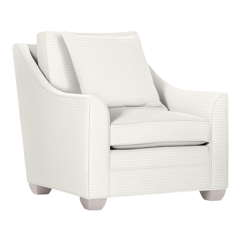 Chaise 37,5 po Nicholas, Gris tourterelle, Perigold Birchbox Naturel
