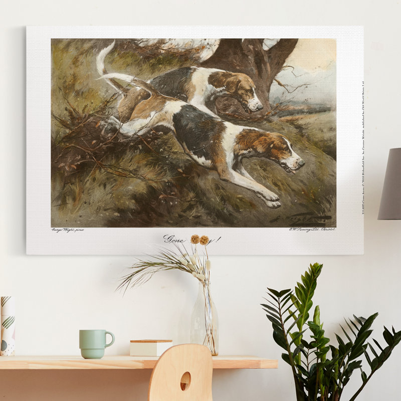 « Gone Gone »-impression sur toile, H 36 po x l 24 po x P 1 po, Toile tendue