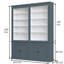Bowland 240 cm H x 200 cm W Library Bookcase-585719449