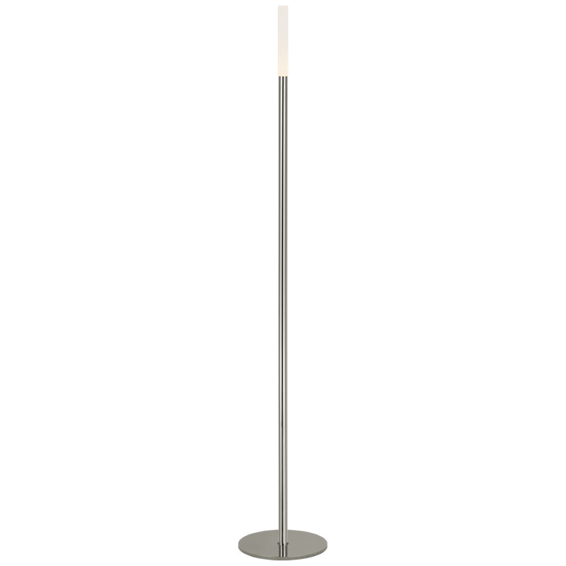 Rousseau LED Torchiere Floor Lamp, Polished Nickel